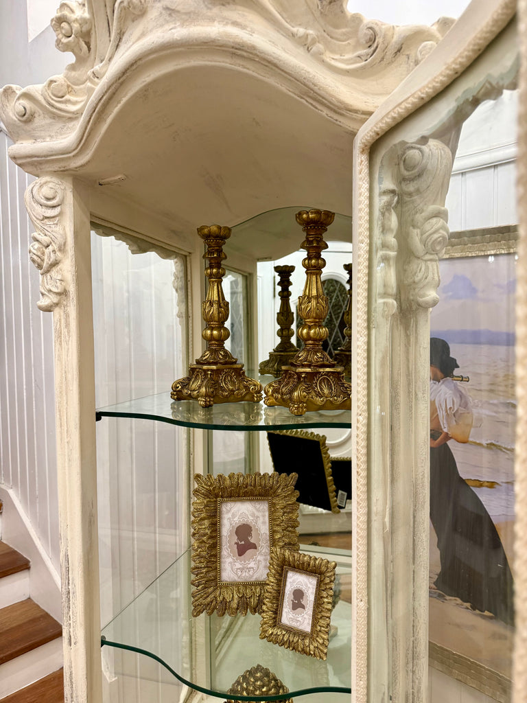 French Provincial Style Display Cabinet