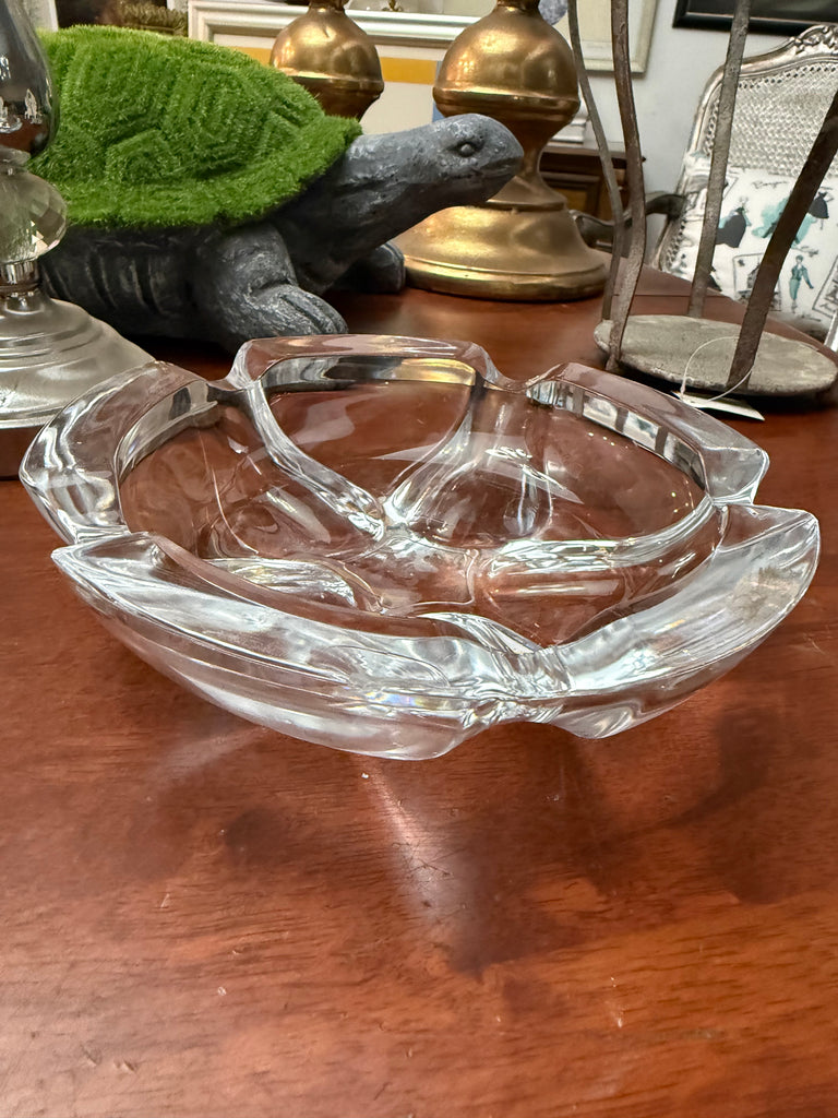 Vintage Cristal D’Arques Lude Lead Crystal Ashtray/bowl