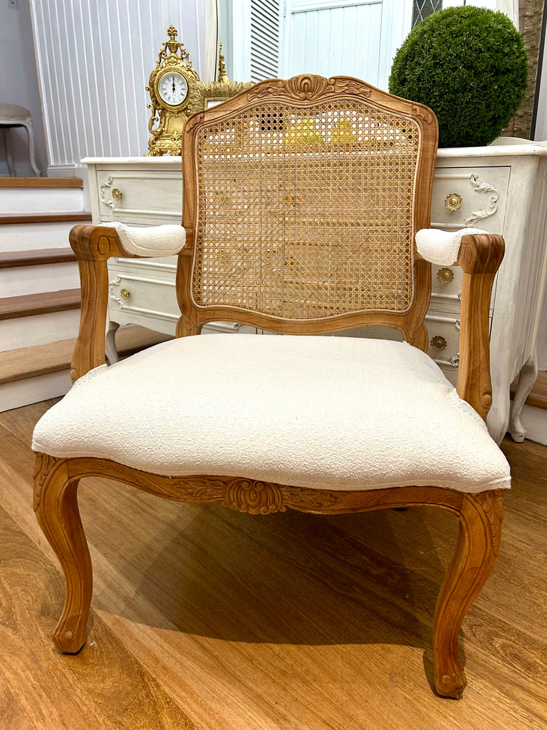 Natural timber Armchair