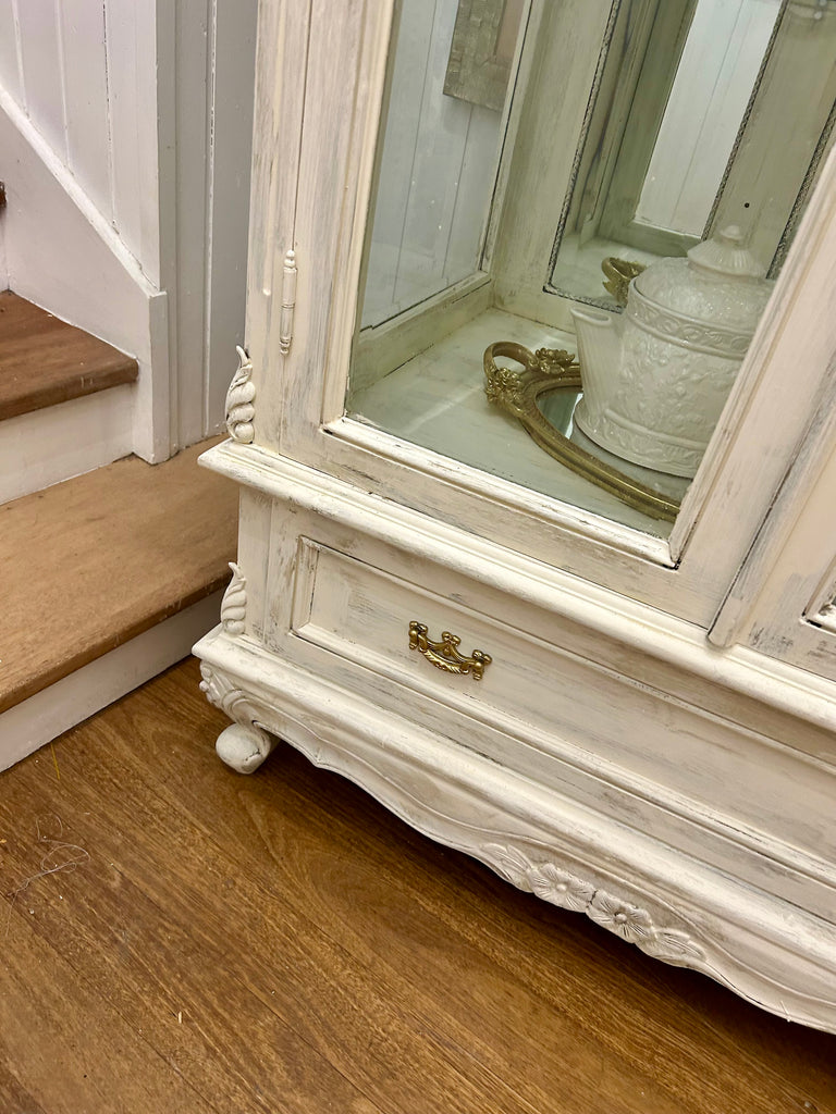 Solid Wood Armoire/ Display Cabinet