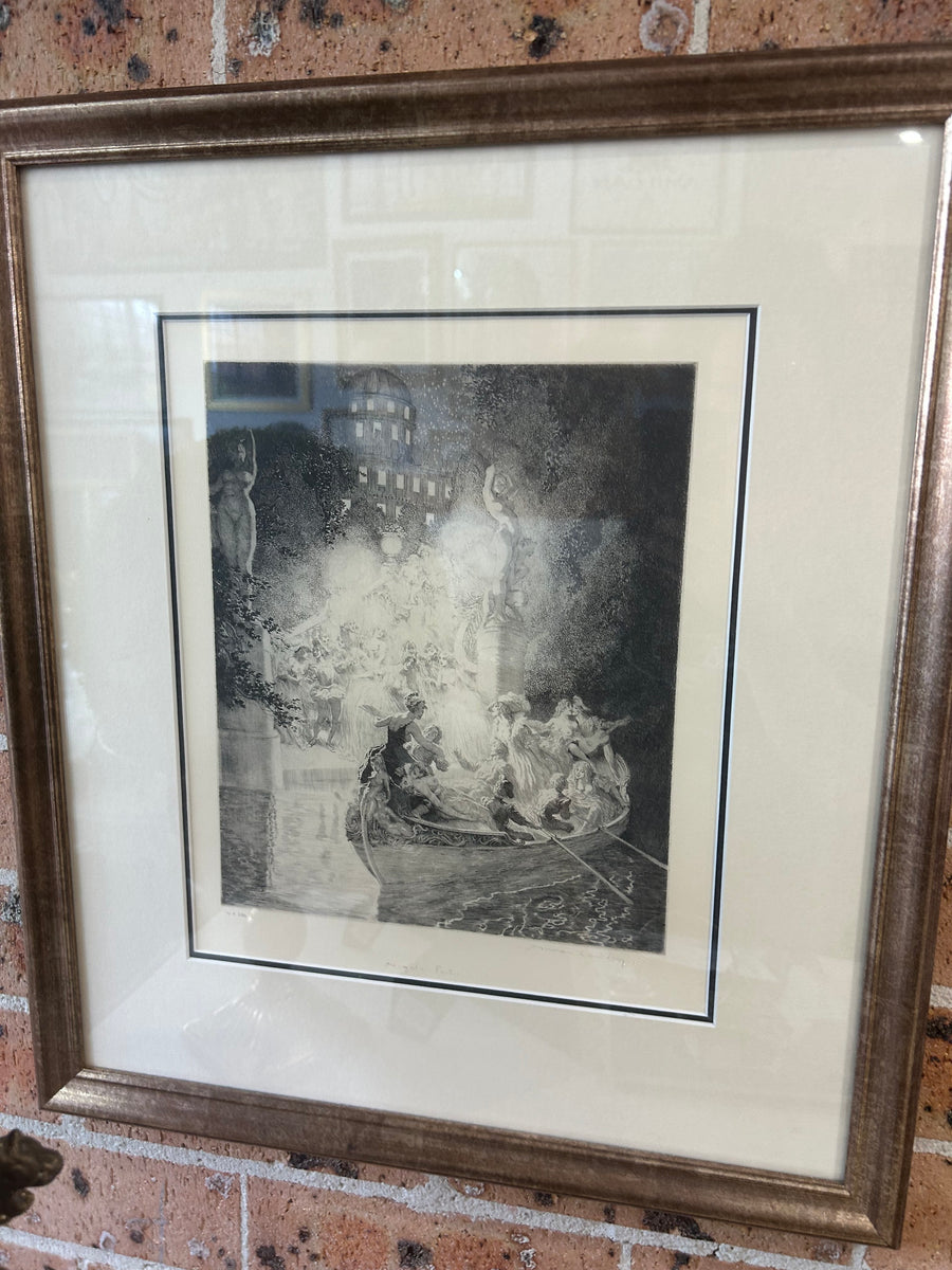 Norman Lindsay Facsimile Etching “Night’s Frolic”