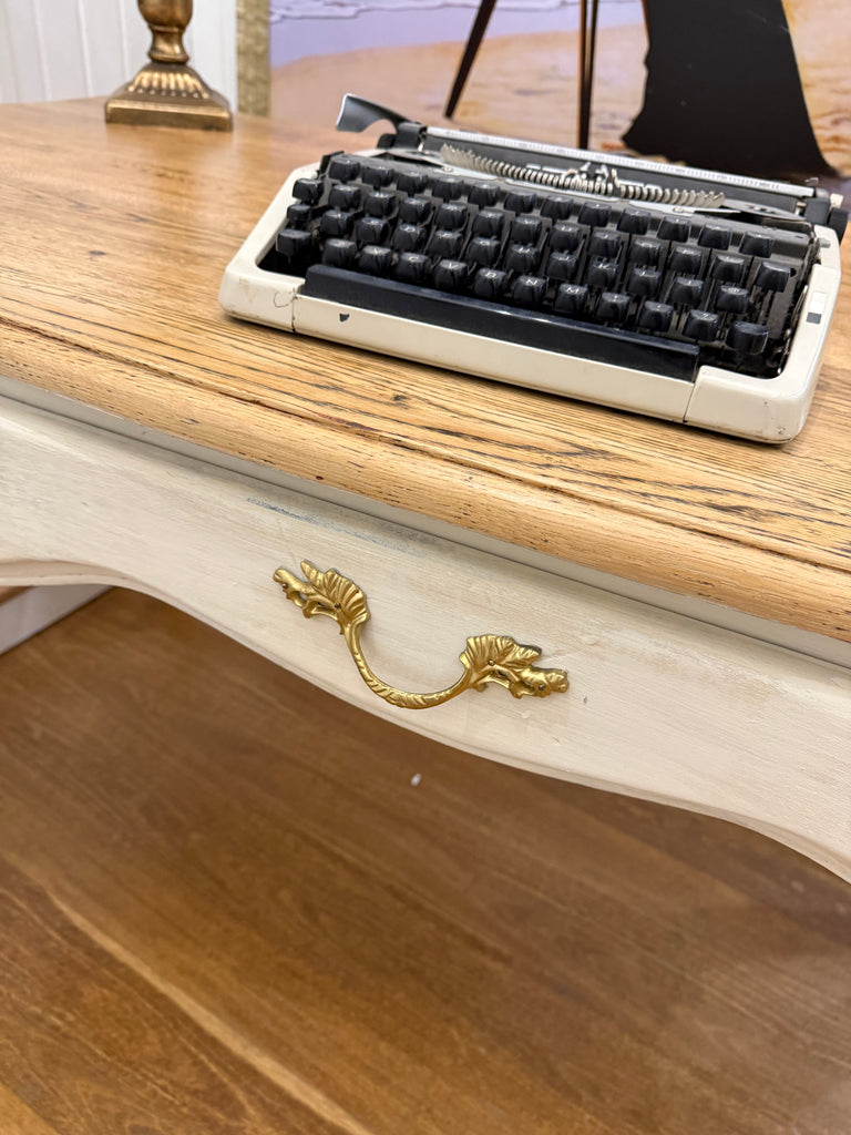 French Provincial Style Wood Desk