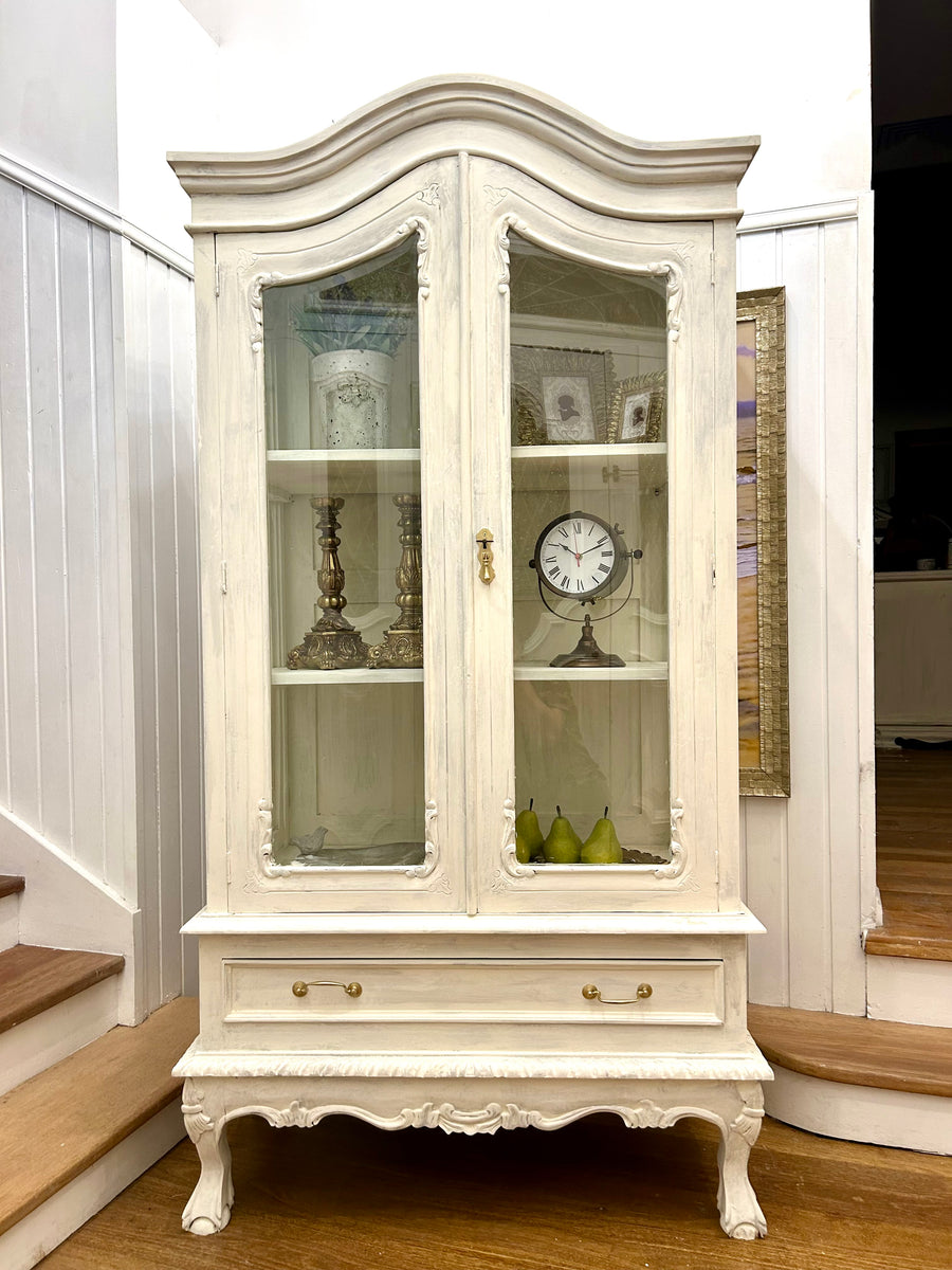 Solid Wood Display Cabinet