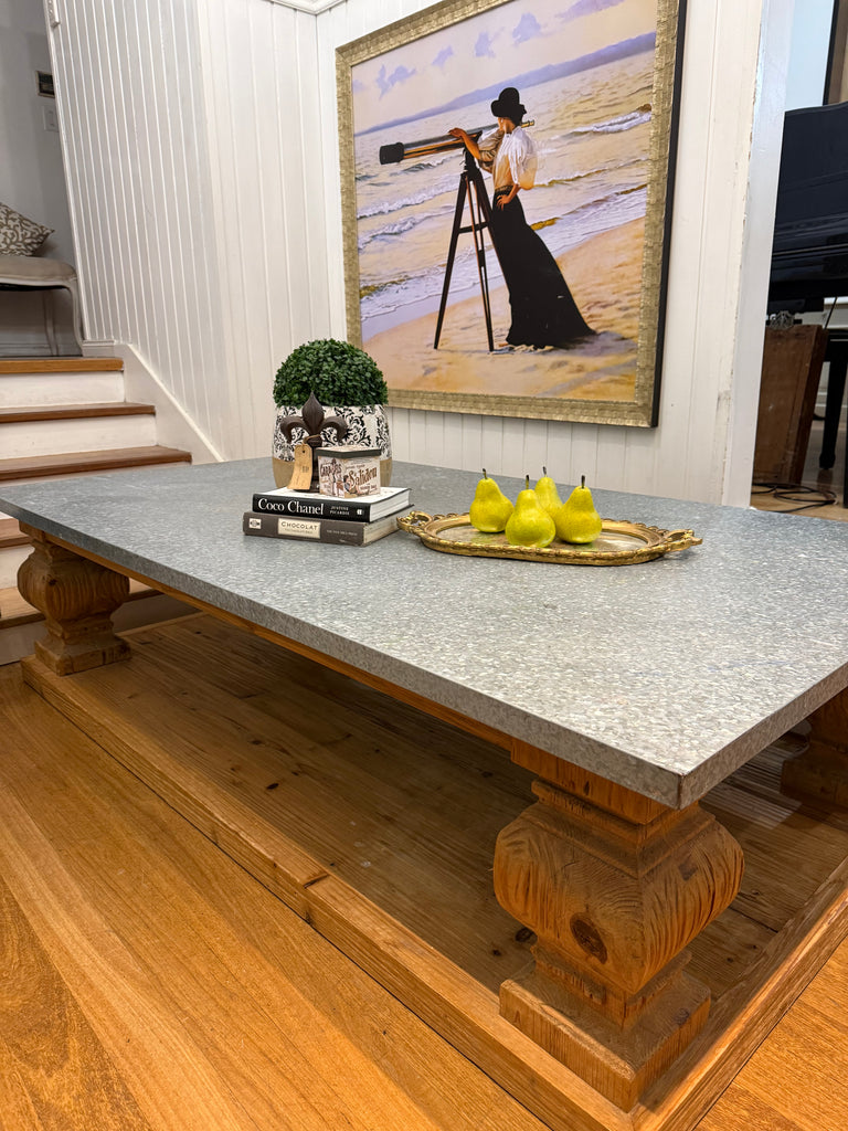 Huge Provincial Style Coffee Table