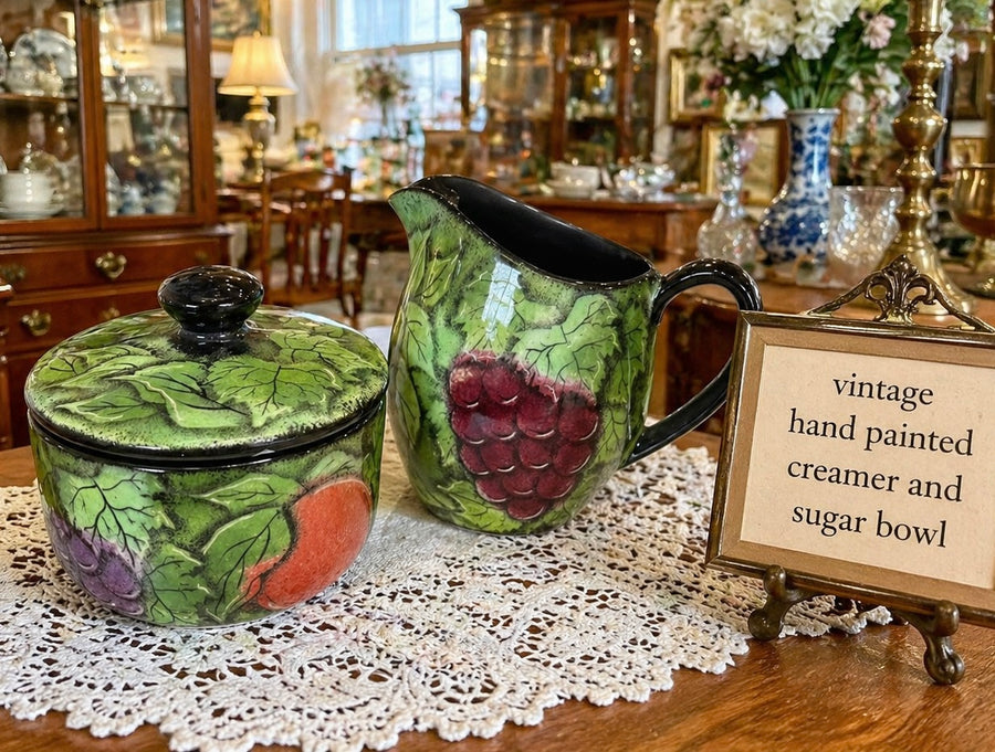 Vintage Ceramic Jug and Canister
