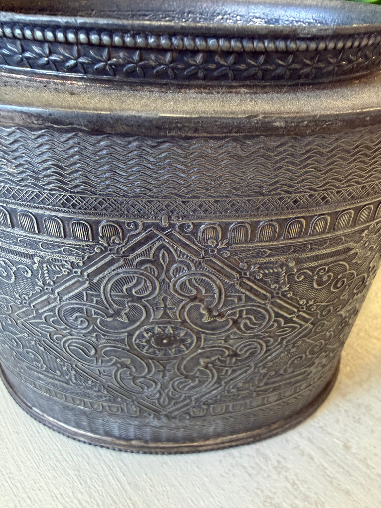 Antique Victorian James Shaw & Fisher Biscuit Barrel c.1872–1894 Missing Lid