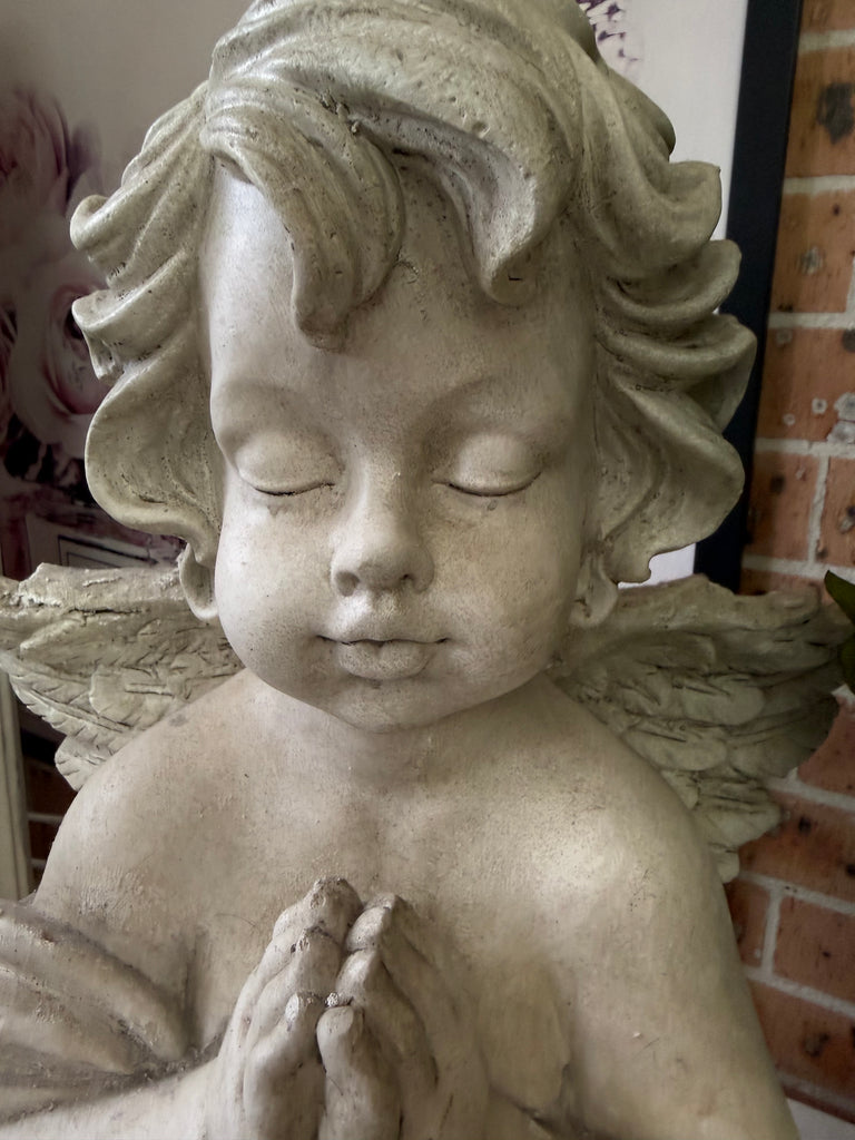 Large Stone Look Angel
