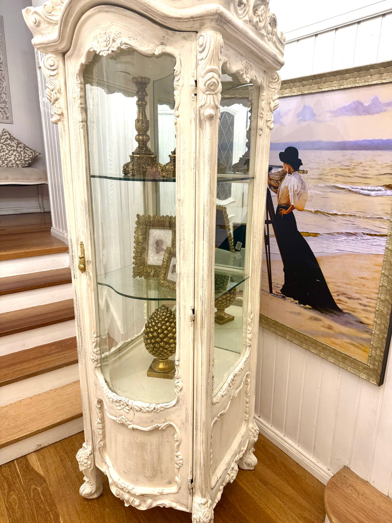 French Provincial Style Display Cabinet