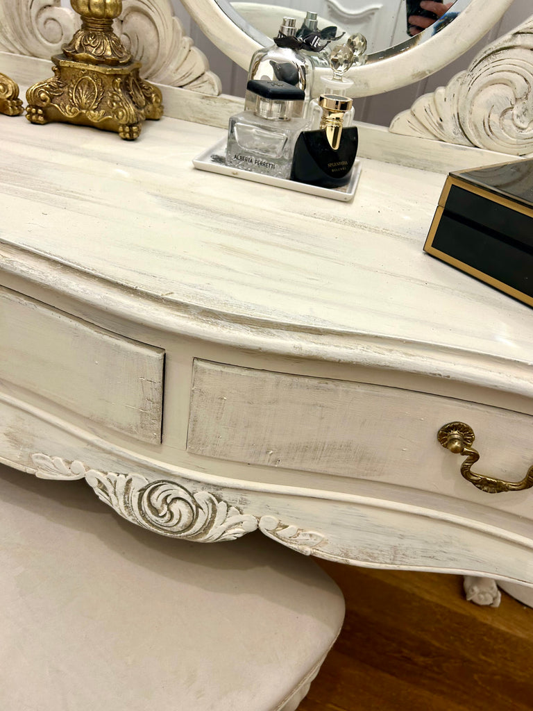 Antique Dressing Table and Chair