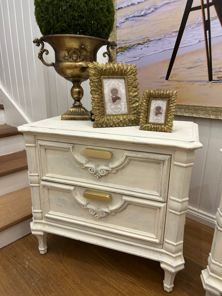 2 x Vintage Bedside Tables