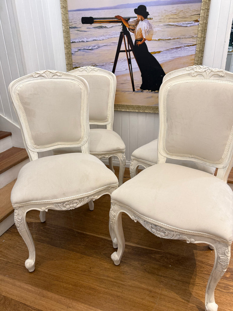 4 x French Provincial Dining Chairs