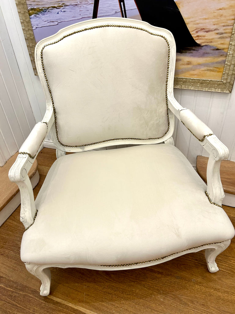 Large French Provincial Style Armchair