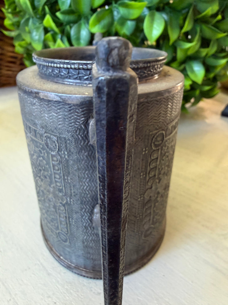 Antique Victorian James Shaw & Fisher Biscuit Barrel c.1872–1894 Missing Lid