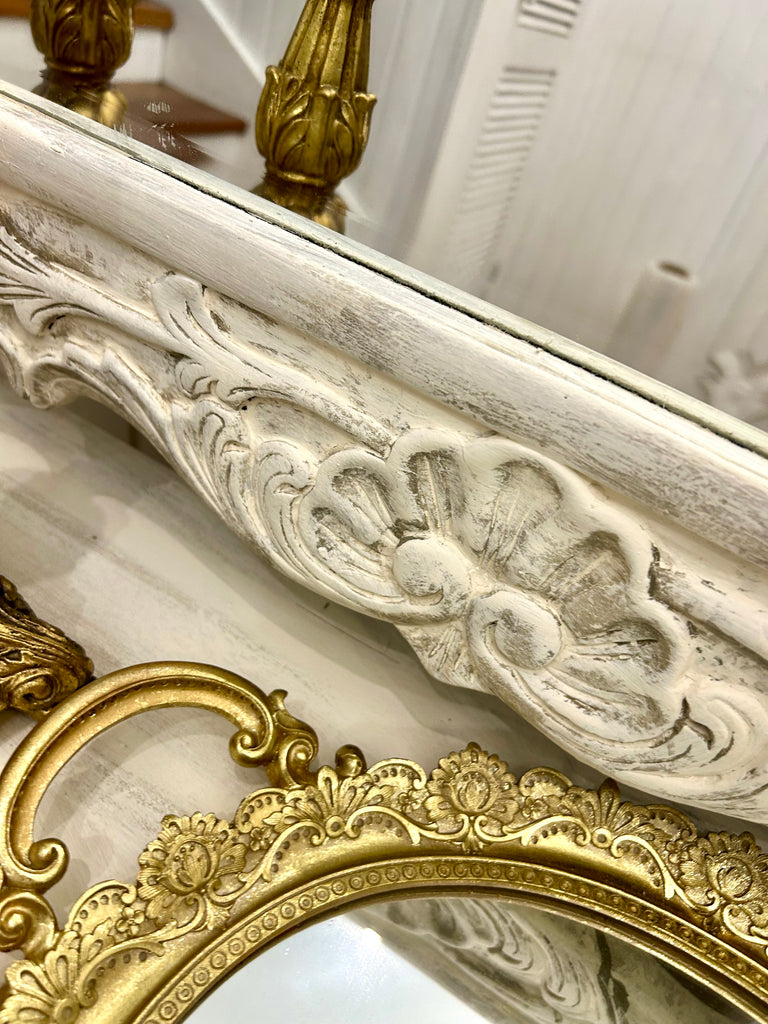 Console Table and Mirror