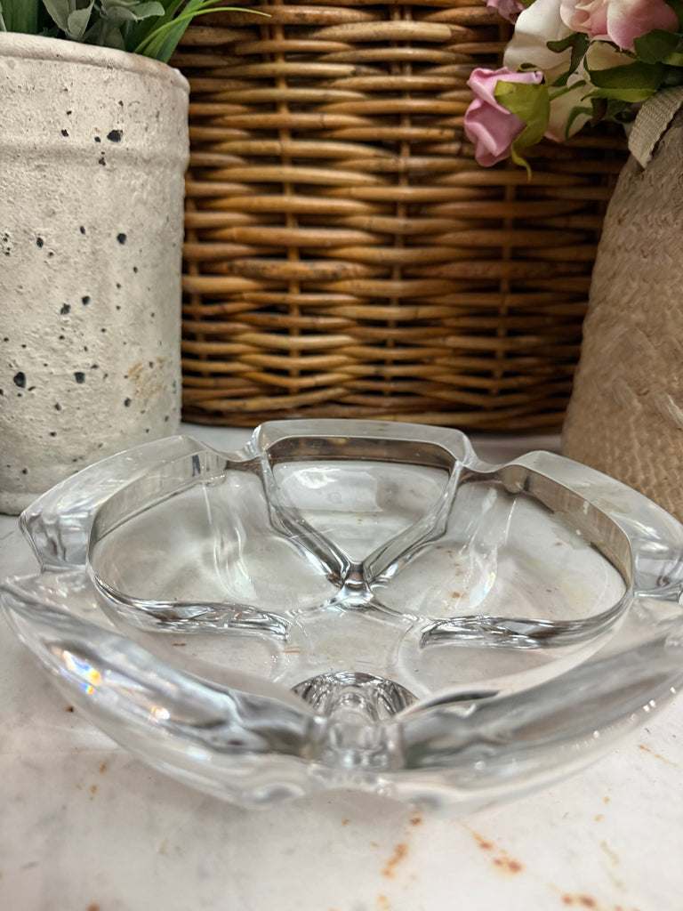 Vintage Cristal D’Arques Lude Lead Crystal Ashtray/bowl