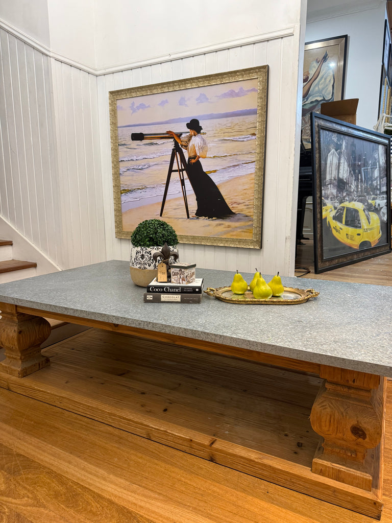 Huge Provincial Style Coffee Table