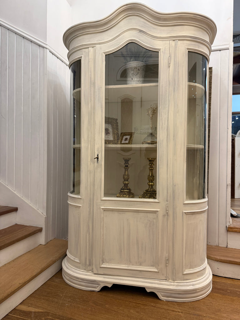 Vintage French Provincial Style Display Cabinet