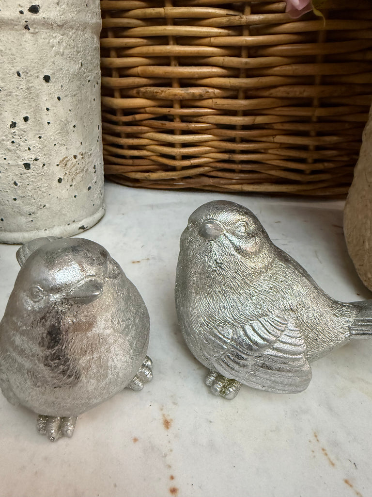 Pair of Small Ceramic Birds