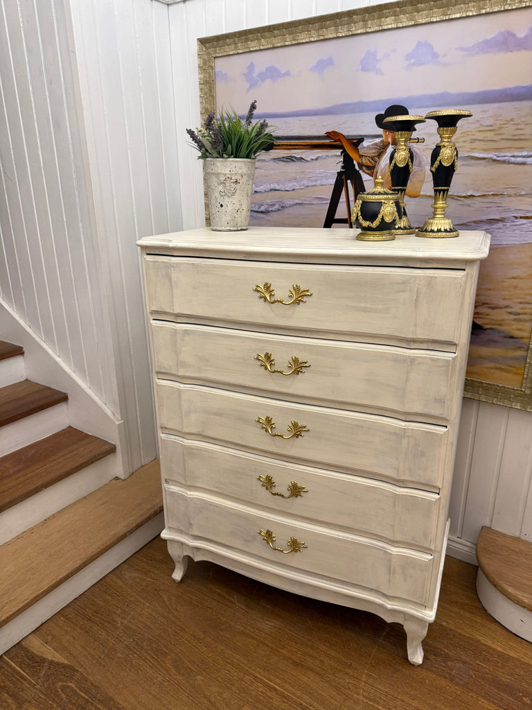 Vintage Berryman French Provincial Style Tallboy