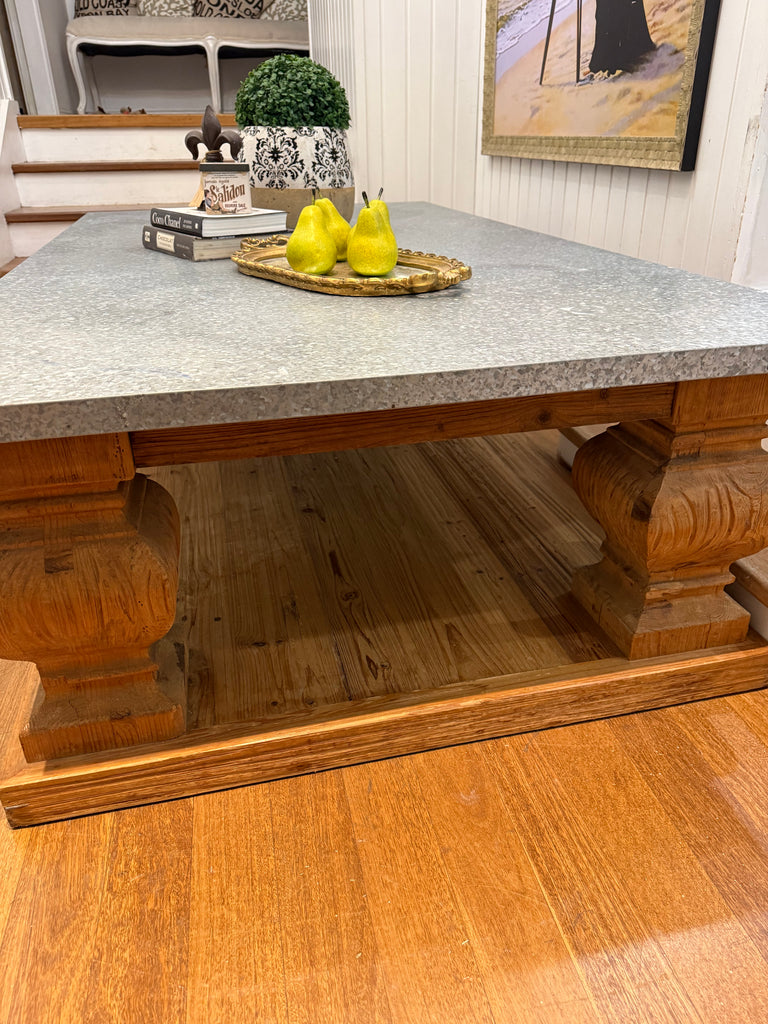 Huge Provincial Style Coffee Table