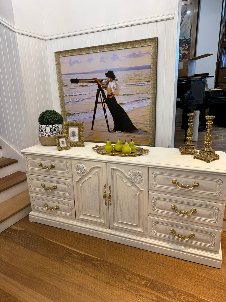 Vintage Berryman French Provincial Style Dresser/TV unit