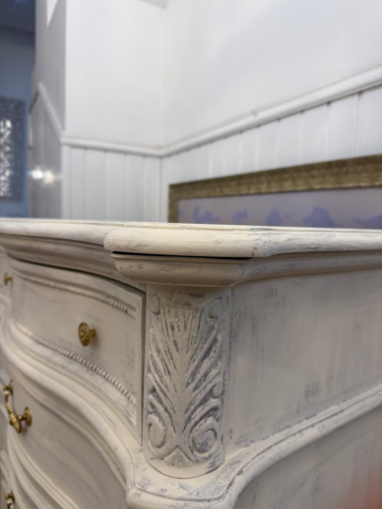Very Tall French Provincial Style Tallboy