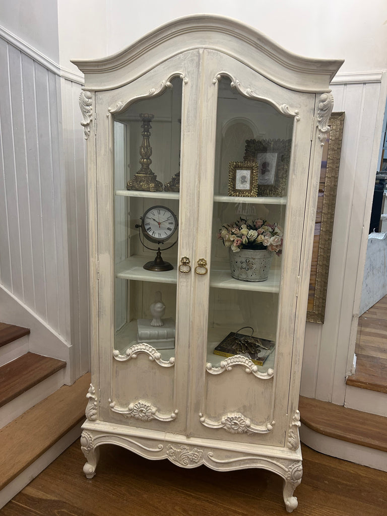 French Provincial Style Display Cabinet