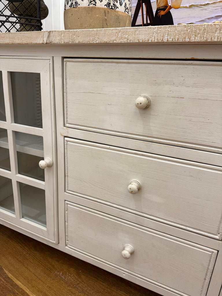 Rustic Provincial Style Buffet Sideboard