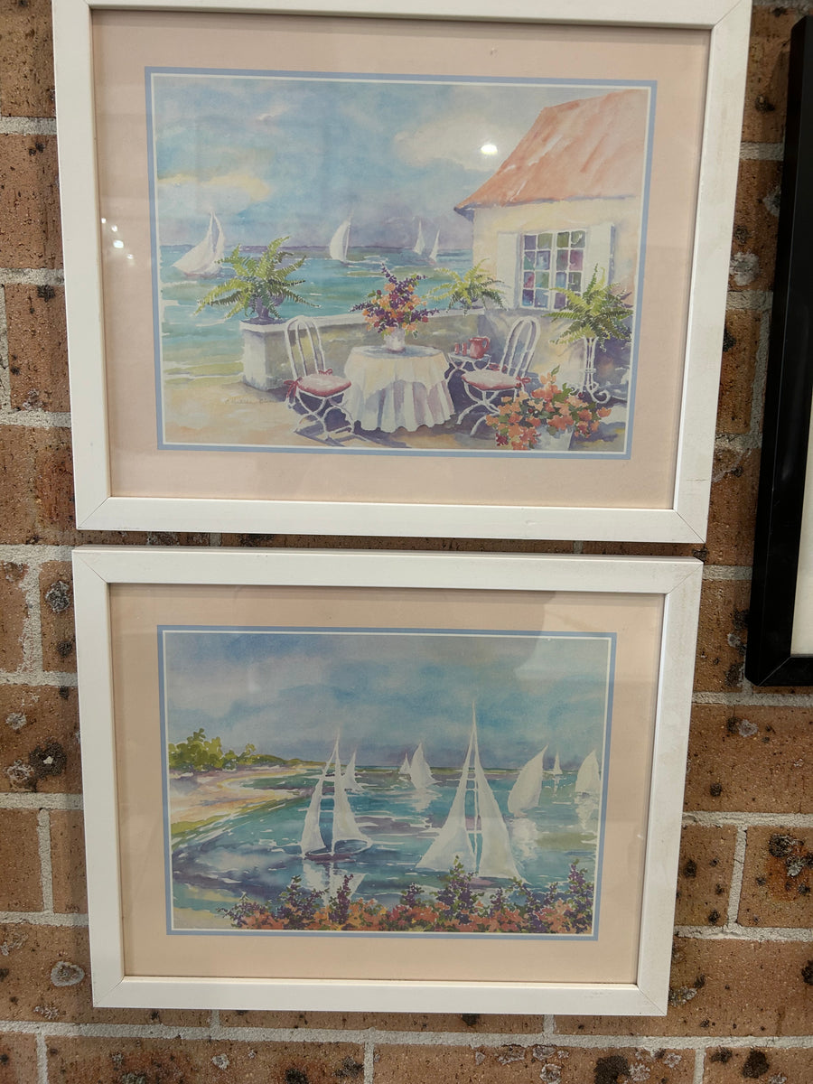 2 x Small French Riviera Prints