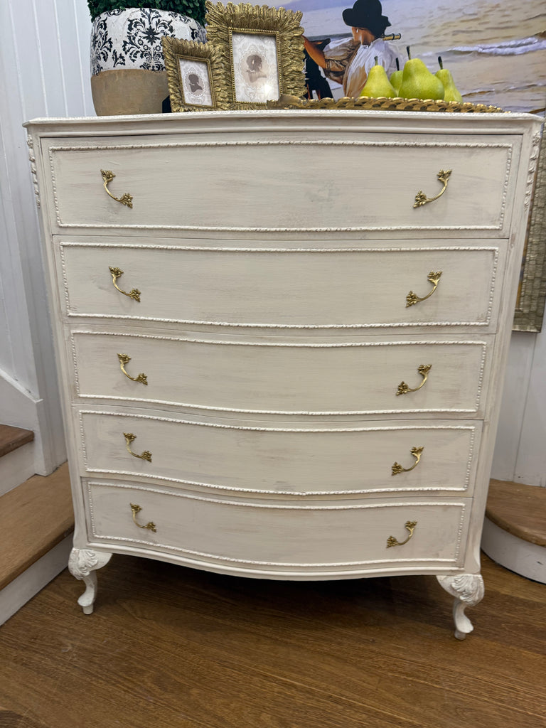 Vintage French Provincial Style Tallboy/Drawers