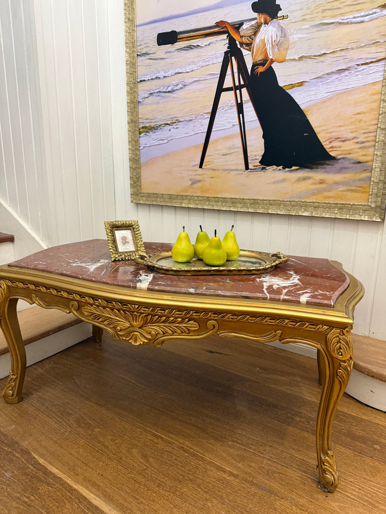 Marble Top Coffee Table