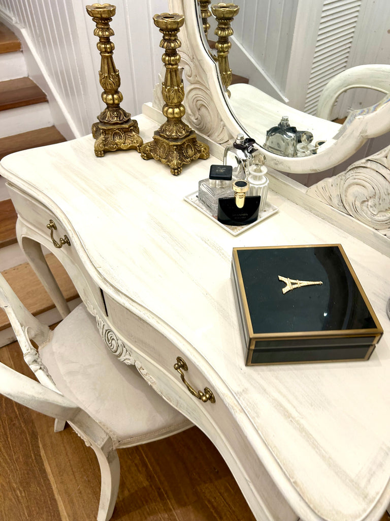 Antique Dressing Table and Chair