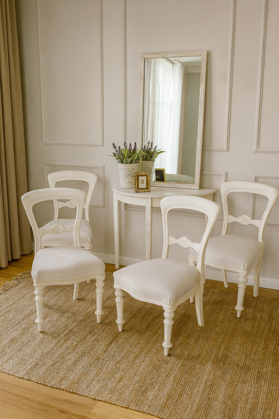 4 x Antique Dining Chairs