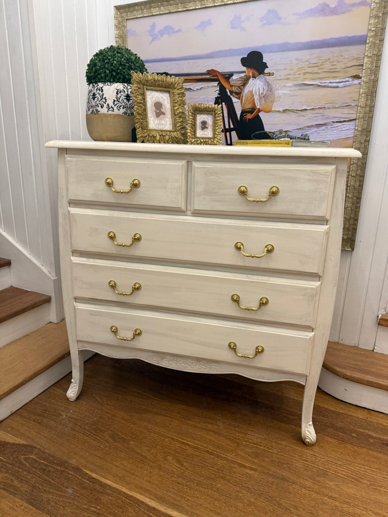 French Provincial Style Tallboy/Drawers
