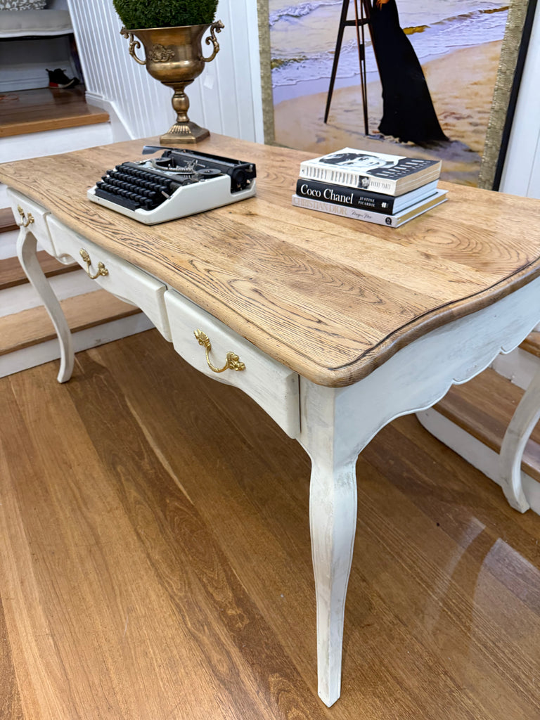 French Provincial Style Wood Desk