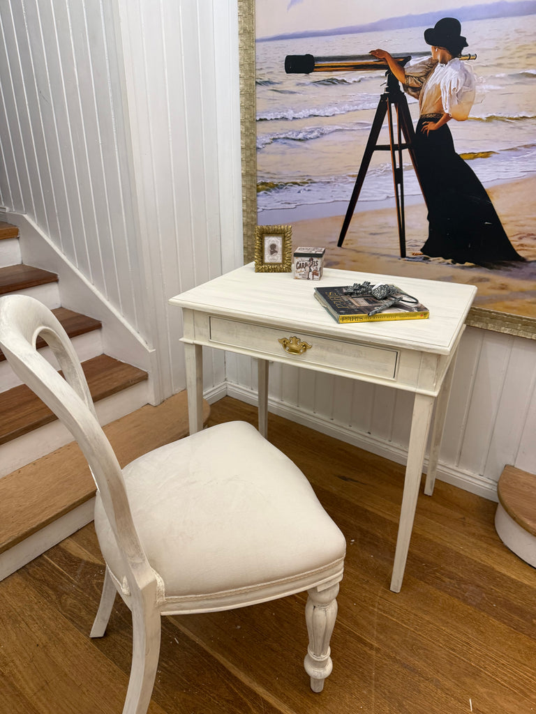 Vintage French Provincial Style Desk/Secretaire and Chair