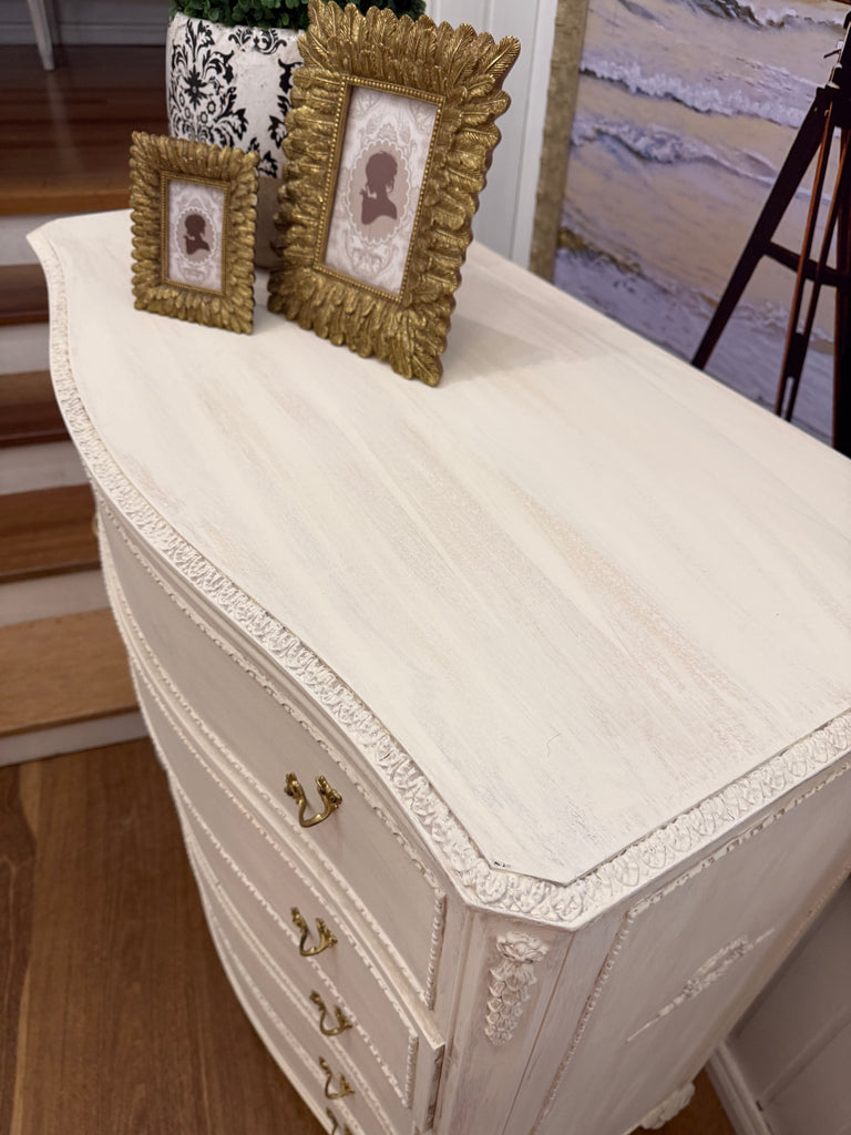 Vintage French Provincial Style Tallboy/Drawers