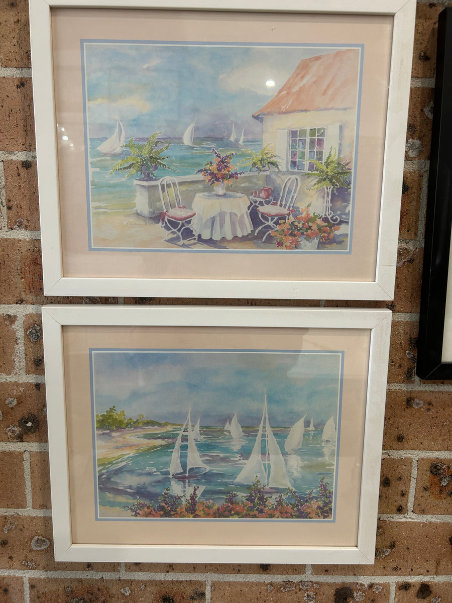 2 x Small French Riviera Prints