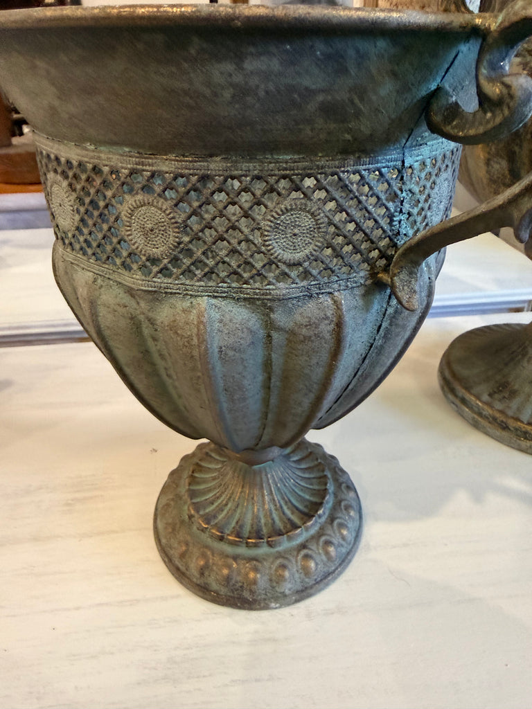 Antique Look Metal Urn