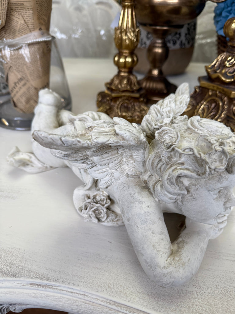 Stone Look Cherub/Angel