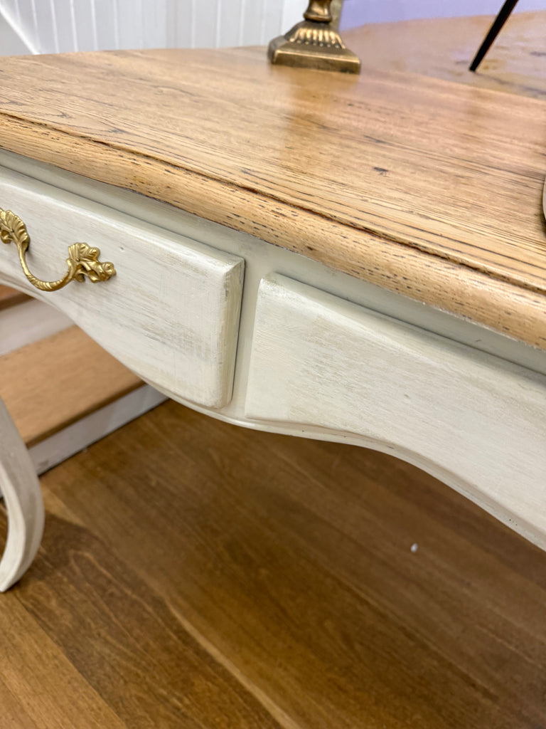 French Provincial Style Wood Desk