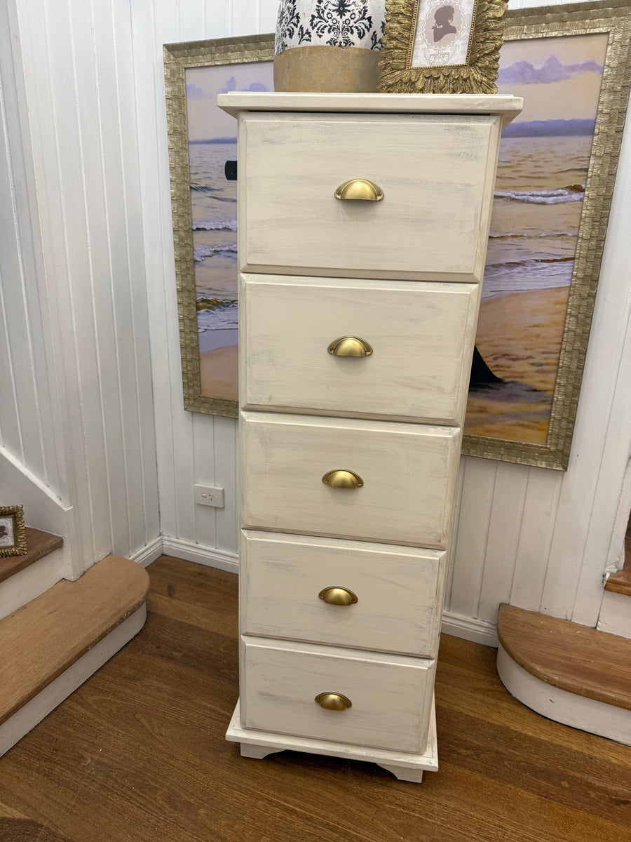 French Provincial Style Tallboy Drawers