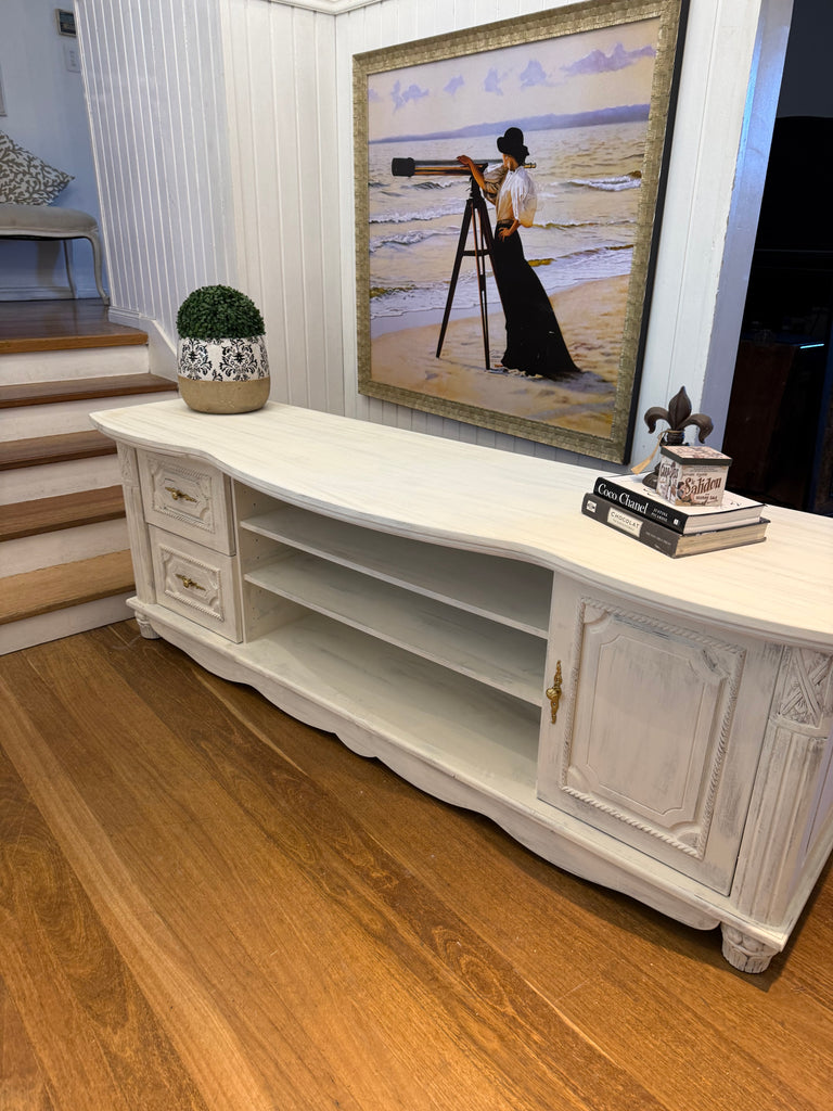 Long French Provincial Style TV unit