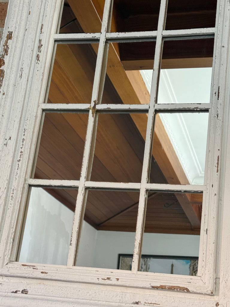 Rustic Provincial Window Mirror
