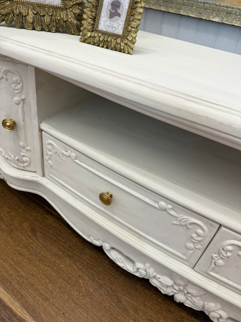 Large French Provincial Style TV unit