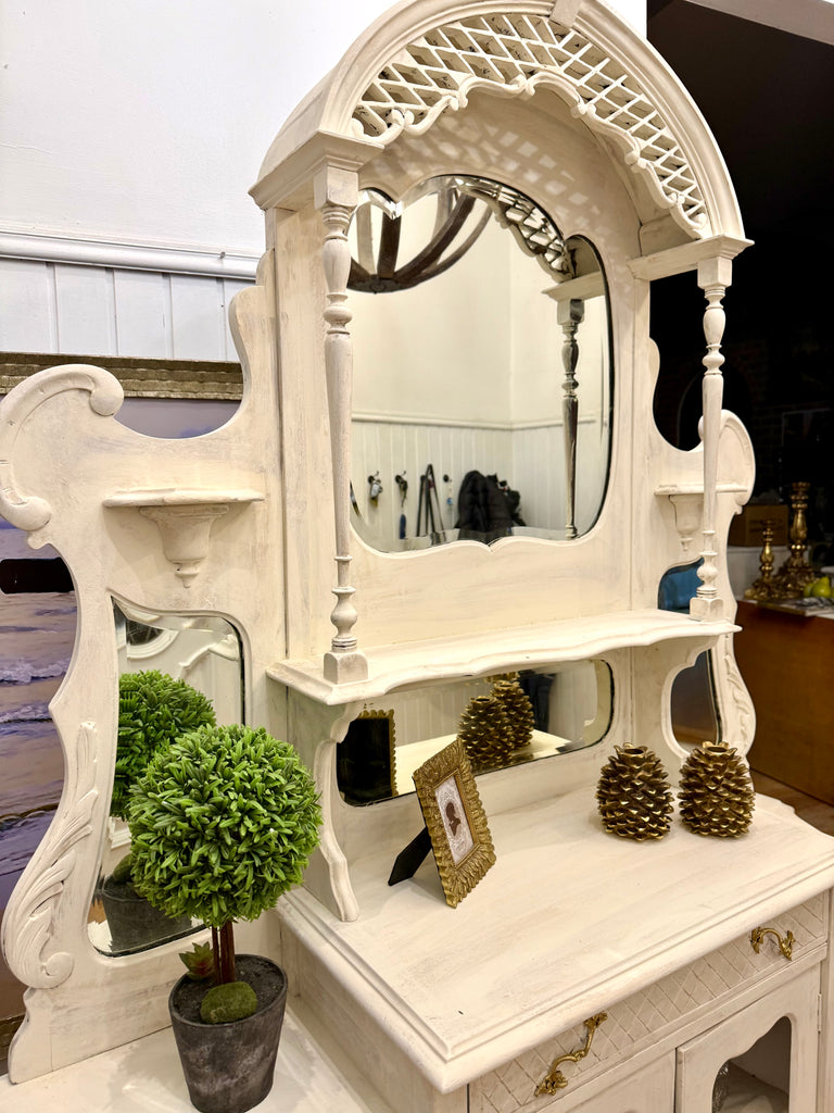 Vintage French Provincial Style Buffet and Hutch