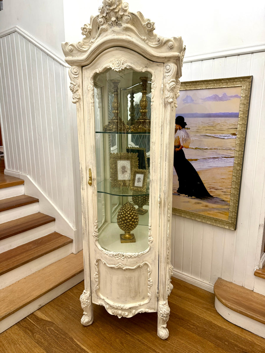 French Provincial Style Display Cabinet