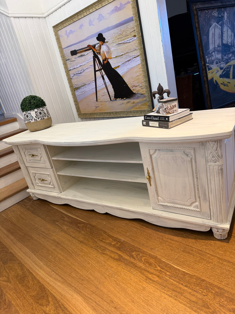 Long French Provincial Style TV unit