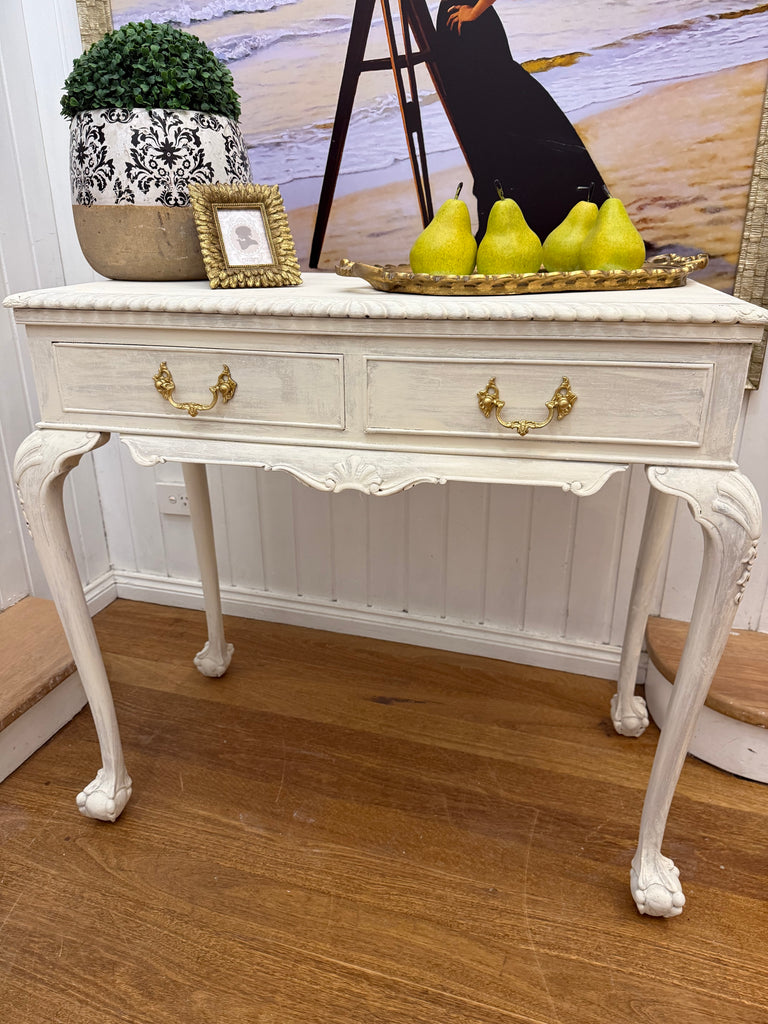 Antique French Provincial Style Console Table