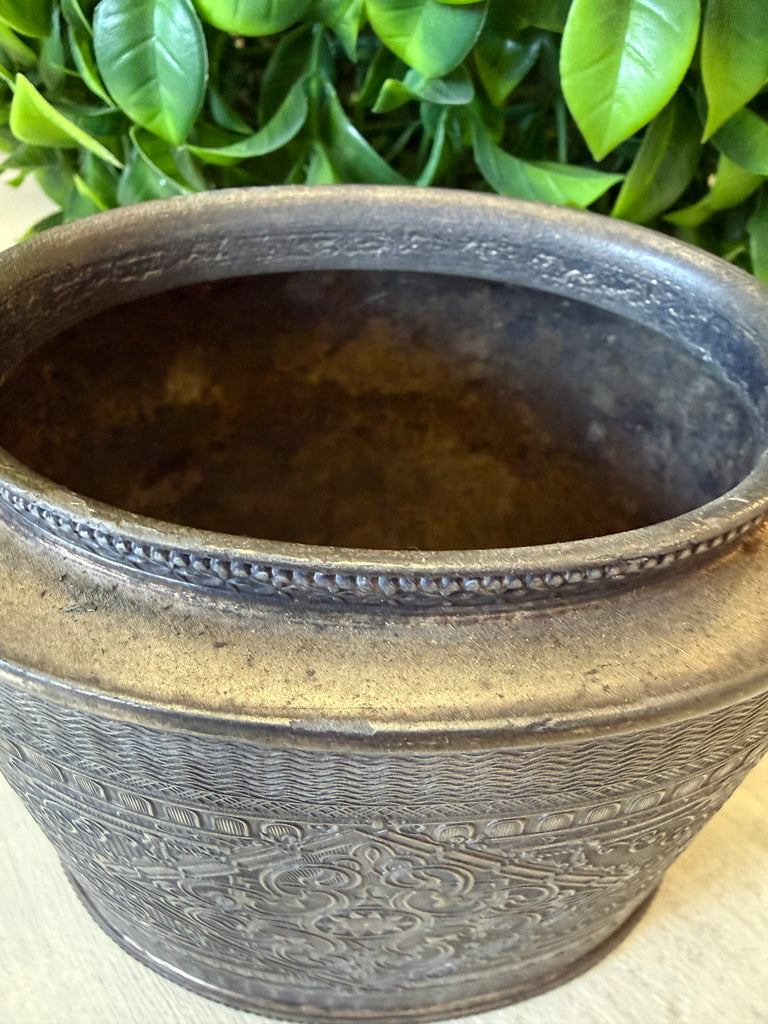Antique Victorian James Shaw & Fisher Biscuit Barrel c.1872–1894 Missing Lid